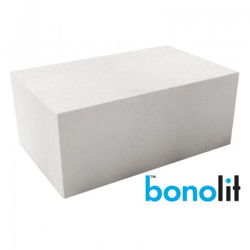 Блок газобетонный Bonolit D500 (625х200х300мм + любые размеры) Цена за 1 М.КУБ.