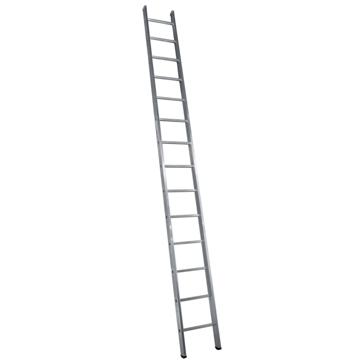 Лестница приставная односекционная Alumet H1 5114, алюминиевая, 14 ступеней, 3,93 м
