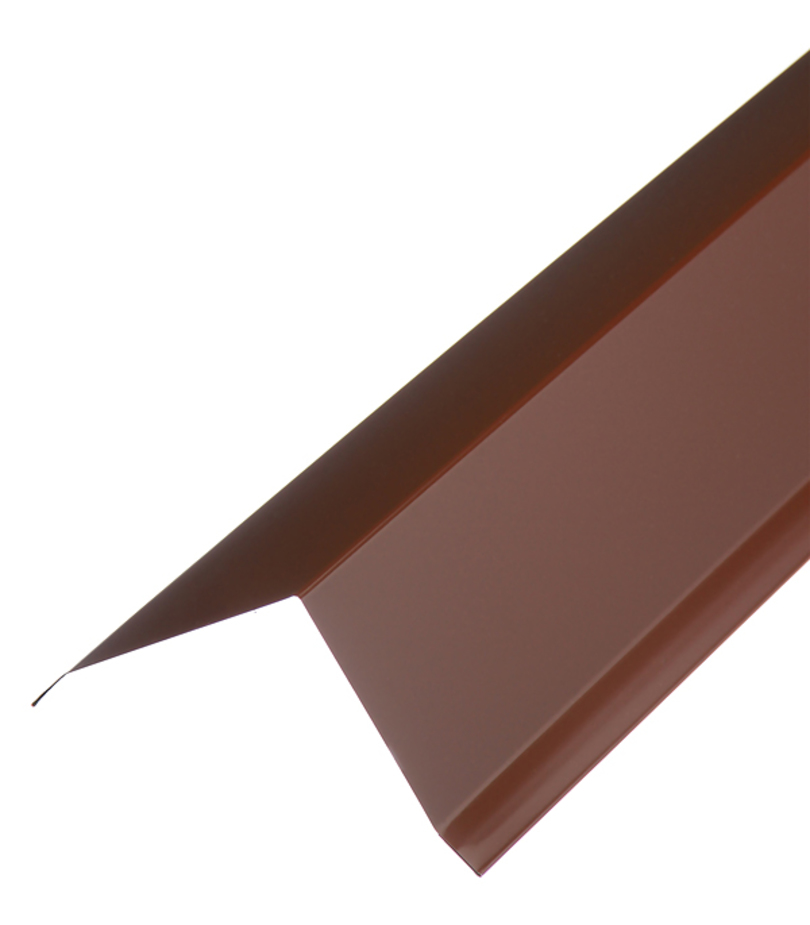 Ветровая планка 2000x100x90 мм "Коричневый шоколад" (RAL8017)