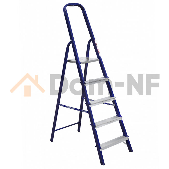Стремянка Alumet М8405, стальная, 5 ступеней, 1,77 м