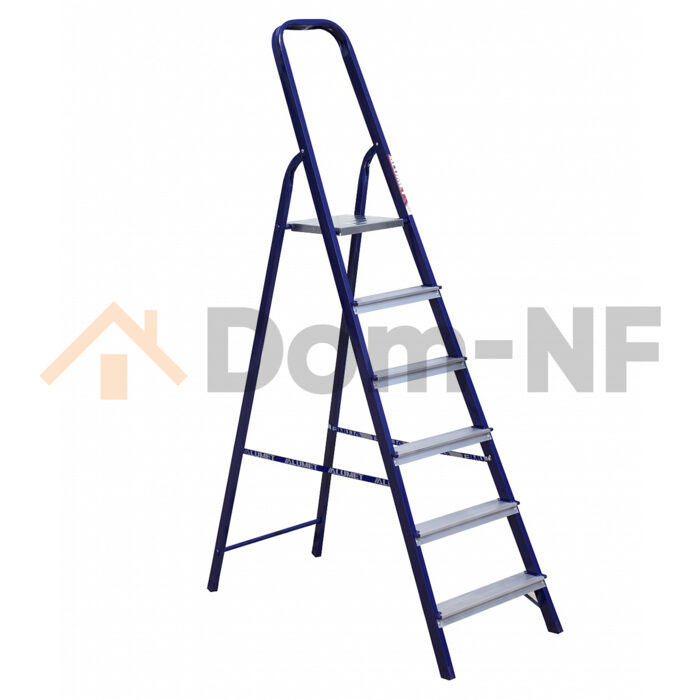 Стремянка Alumet М8406, стальная, 6 ступеней, 2 м