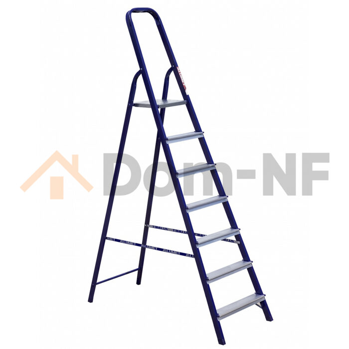 Стремянка Alumet М8407, стальная, 7 ступеней, 2,23 м
